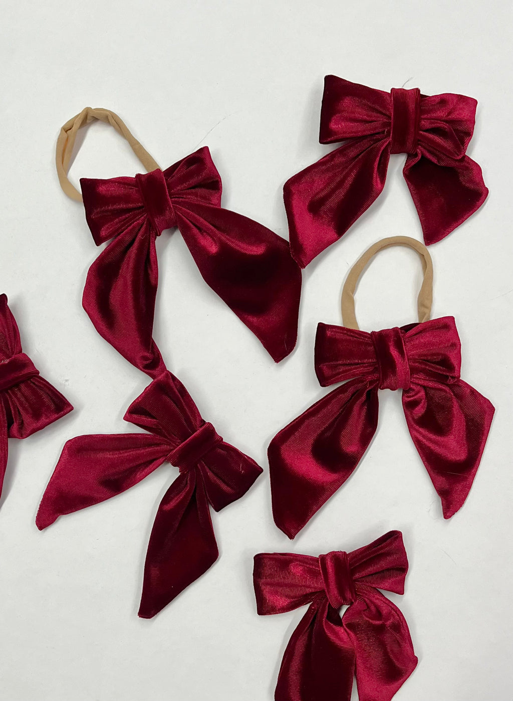 Red Velvet Sailor Bows