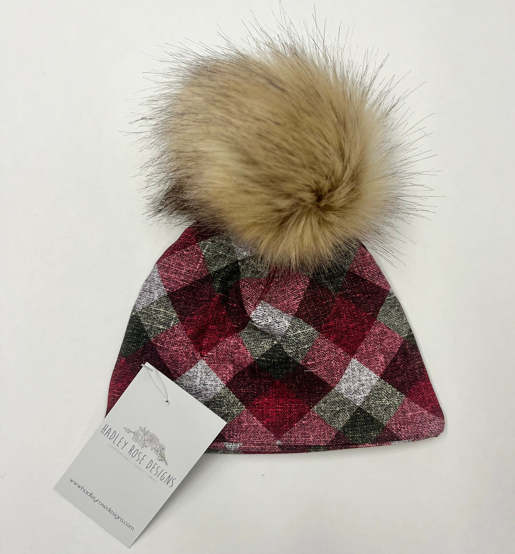 Royal Christmas Pom Beanie