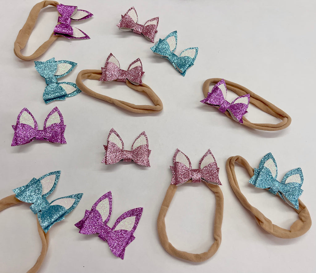 Glitter Bunny Bows