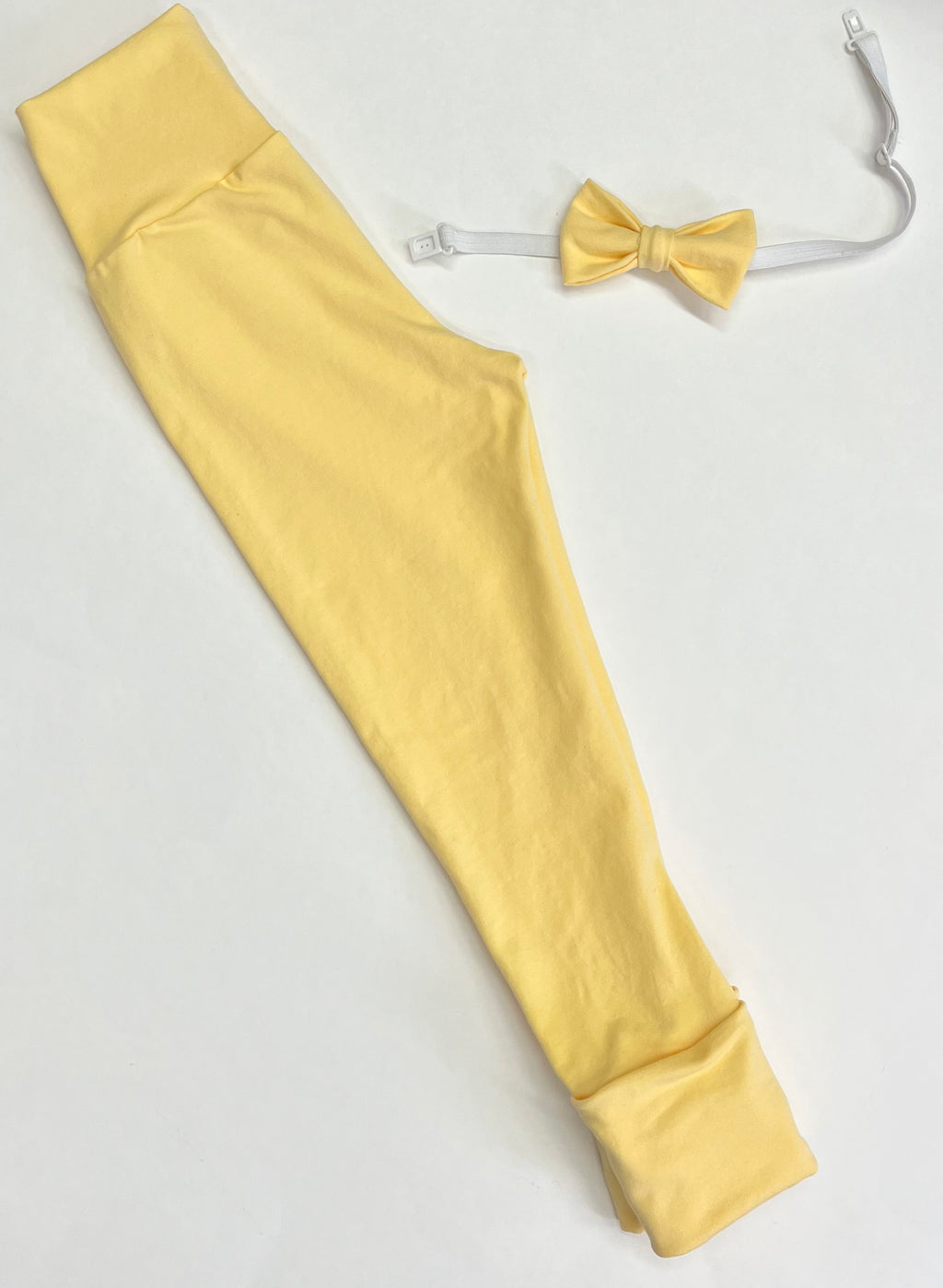 Buttercup Grow With Me Pants + Bowtie