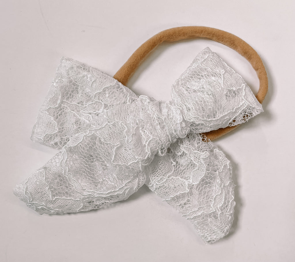 Lace Handtied Bow