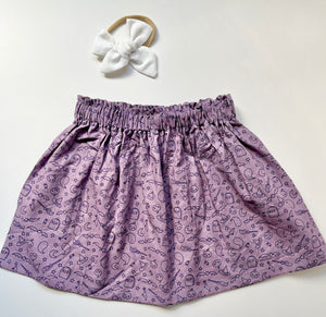 Purple Halloween Skirt