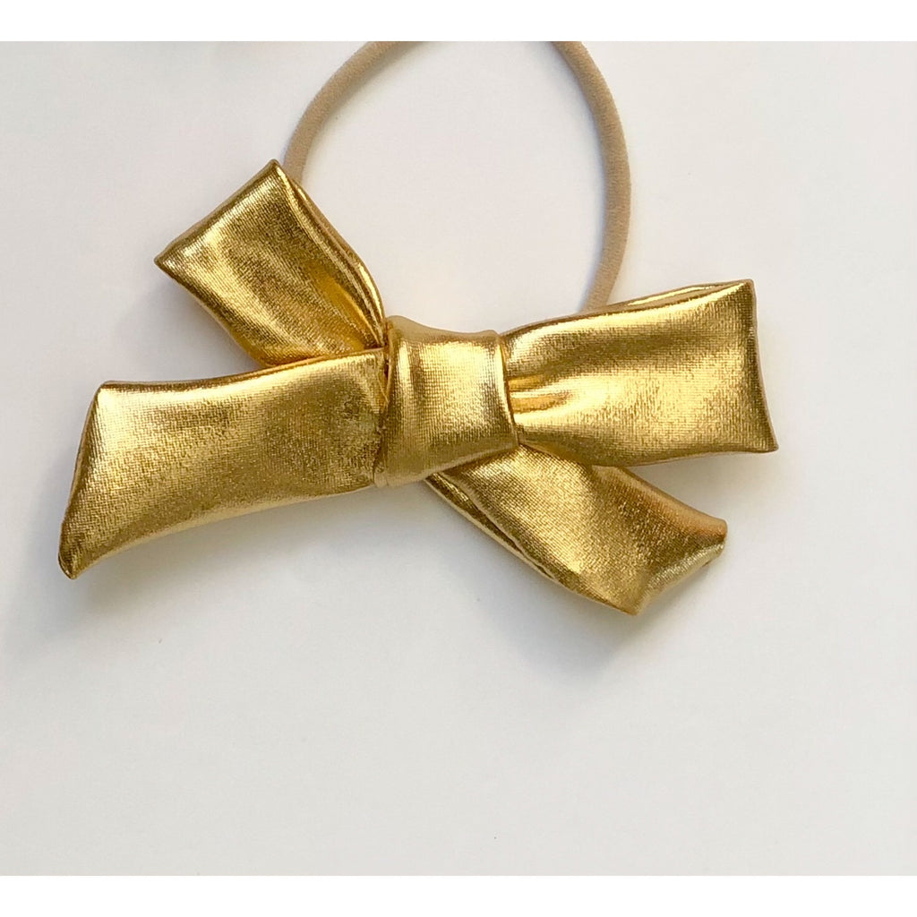 Gold Hand-Tied Bow