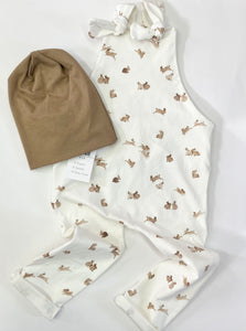 Bunny Knotted Pant Romper
