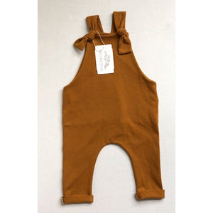 Caramel Knotted Pant Romper
