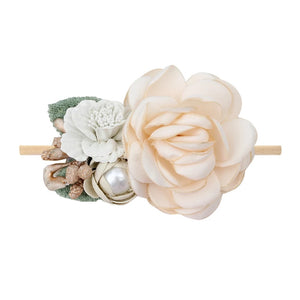 Floral Hairpiece (Nylons & Clips)